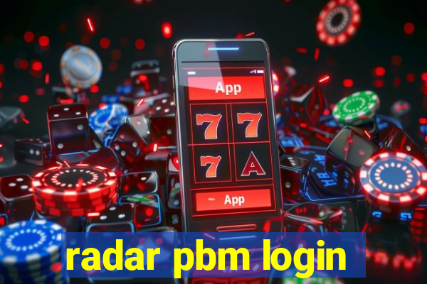 radar pbm login